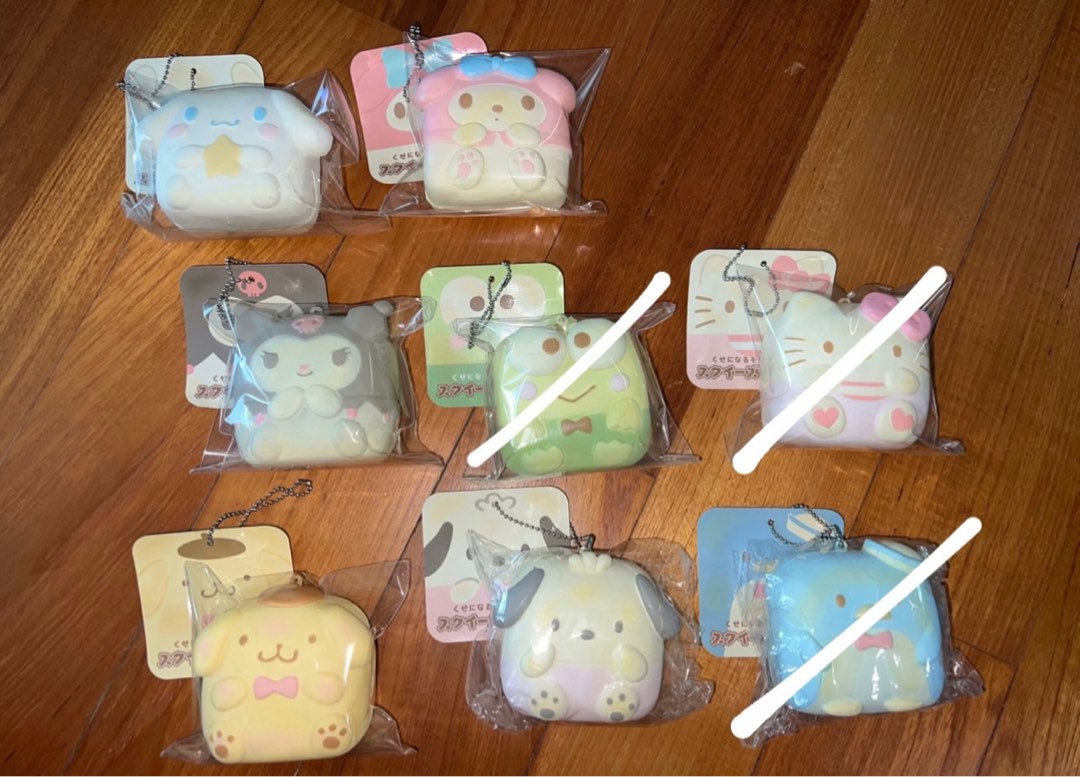 Sanrio Chigiri Squishy RARE, Hobbies & Toys, Toys & Games on Carousell