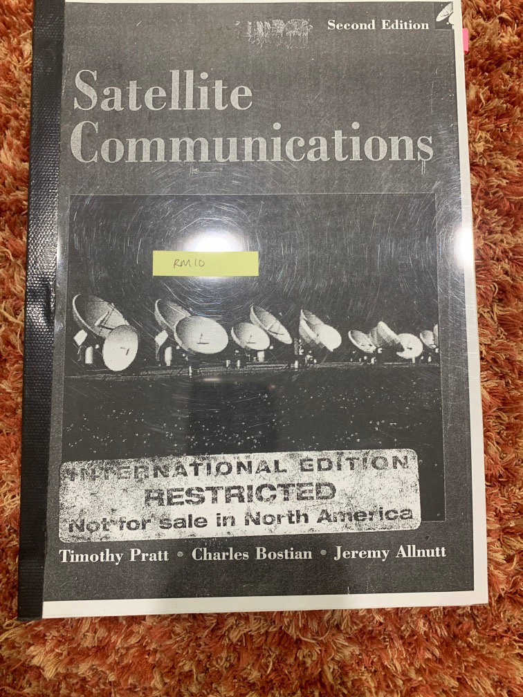 Satellite communications 2nd edition, Hobbies &amp; Toys, Books &amp; Magazines, Textbooks on Carousell