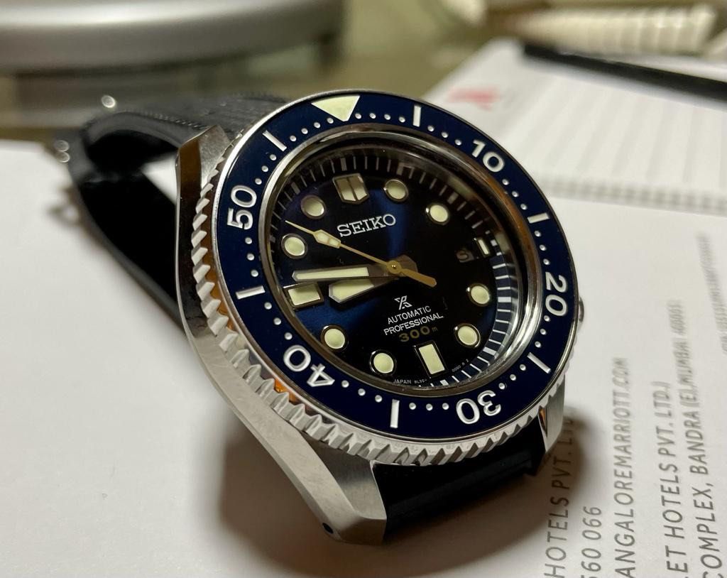 Seiko Marinemaster 300m - Ltd Blue Dial, Luxury, Watches on Carousell