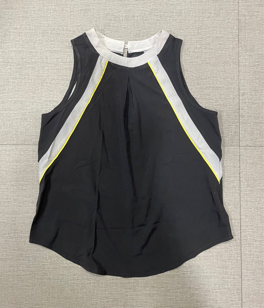 Off White Halter Neck Blouse