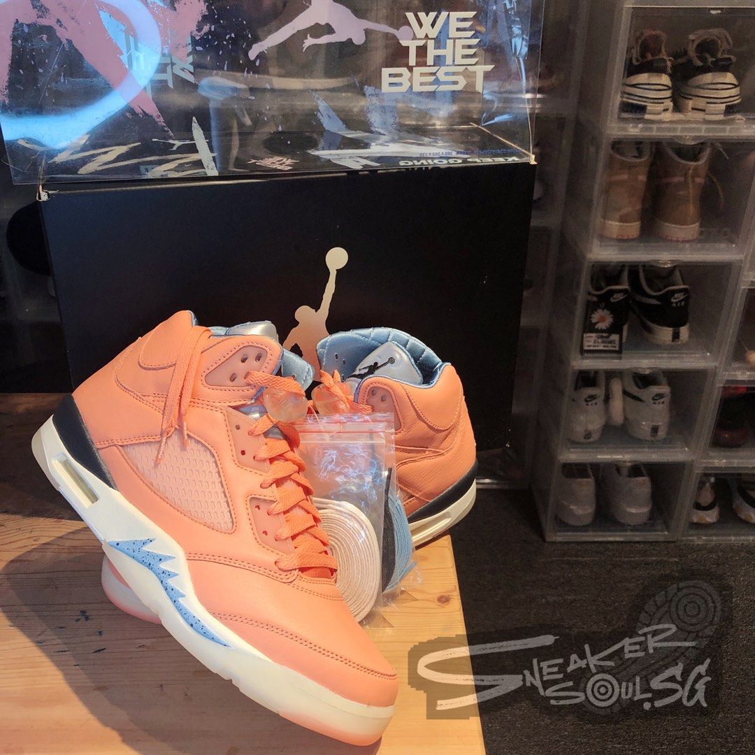 SneakerSoulSg US11 DJ Khaled X Nike Air Jordan 5 Retro We The Best Crimson Bliss AJ5