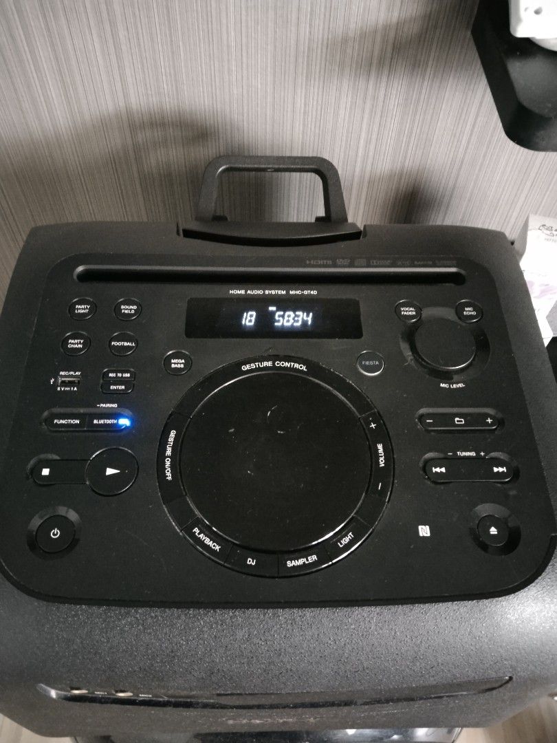 Sony MHC-GT4D Home Audio System, Audio, Soundbars, Speakers ...