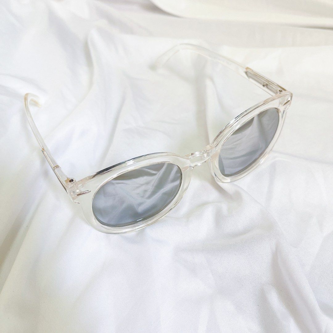 Special Promo Korean Style Silver Color UV Protection Sunglasses