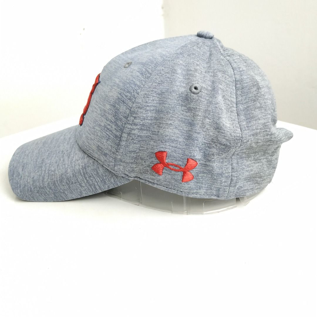 ST LOUIS CARDINAL BASEBALL HAT UNDER ARMOUR ADJUSTABLE SNAPBACK CAP GREY  COLOR DRIFIT SPORT MLB USA AMERICA