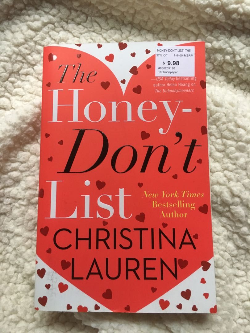 The honey dont list by christina lauren hobbies toys books