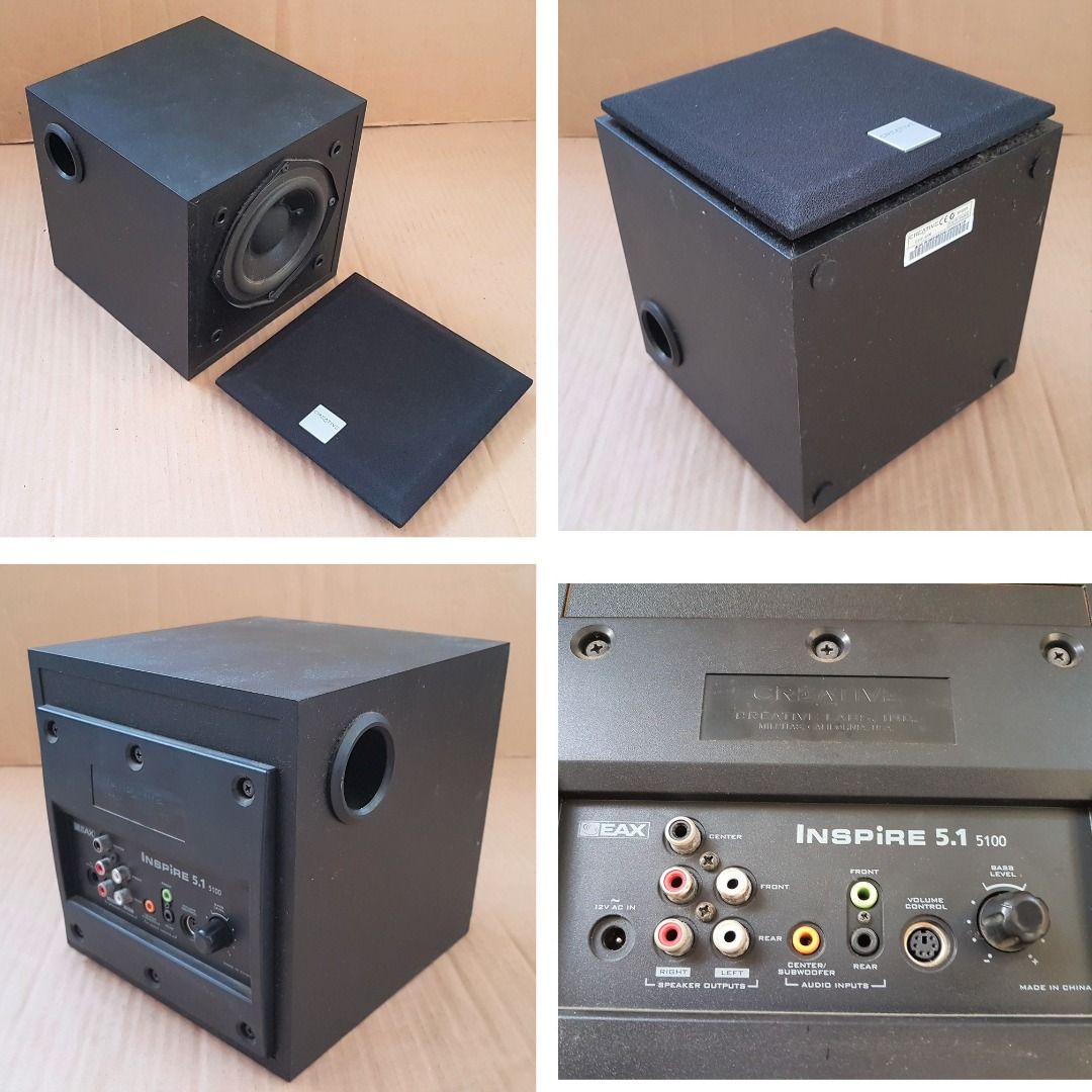 The Inspire 5100 Bass Speaker, Creative Labs Subwoofer, for Multi - Main Image