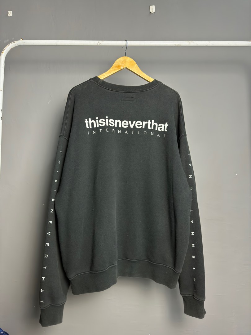 Thisisneverthat Sweatshirts XL, Men's Fashion, Tops & Sets, Hoodies on  Carousell