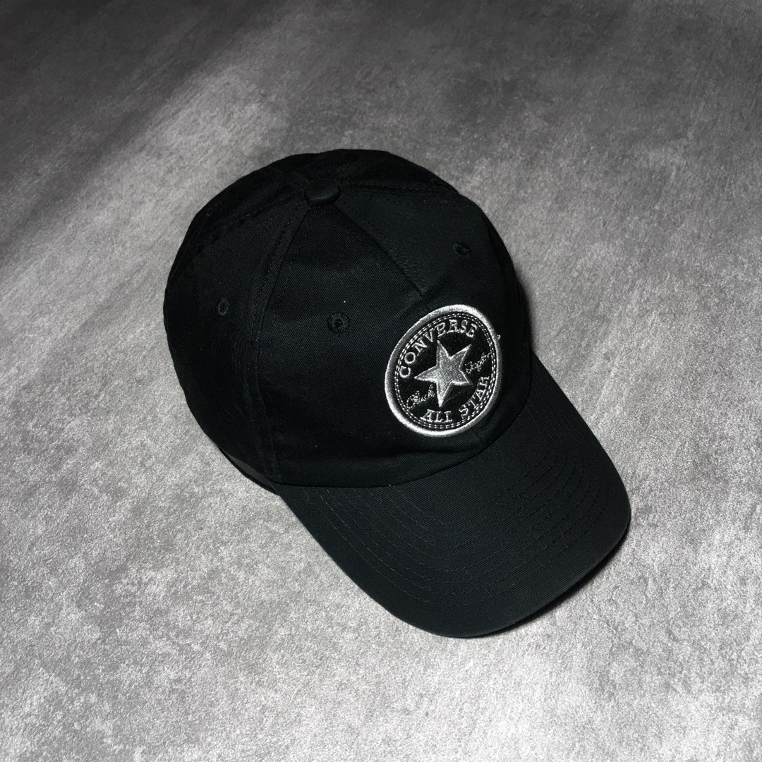 Topi Converse Black - Cap Basic Bordir Logo Original Second / Bekas ...