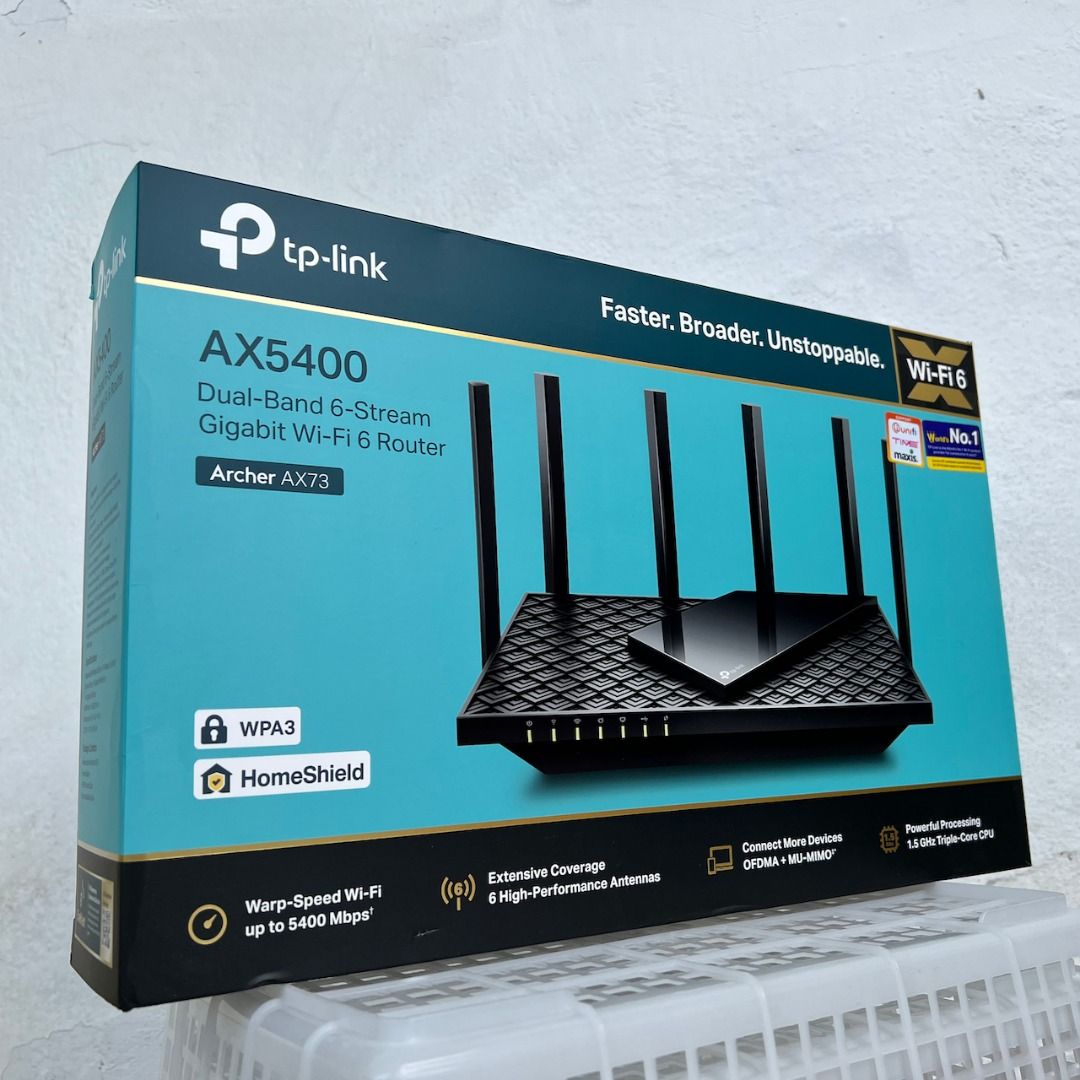 TP-Link Archer AX73 | AX5400 Dual-Band Gigabit Wi-Fi 6 Router