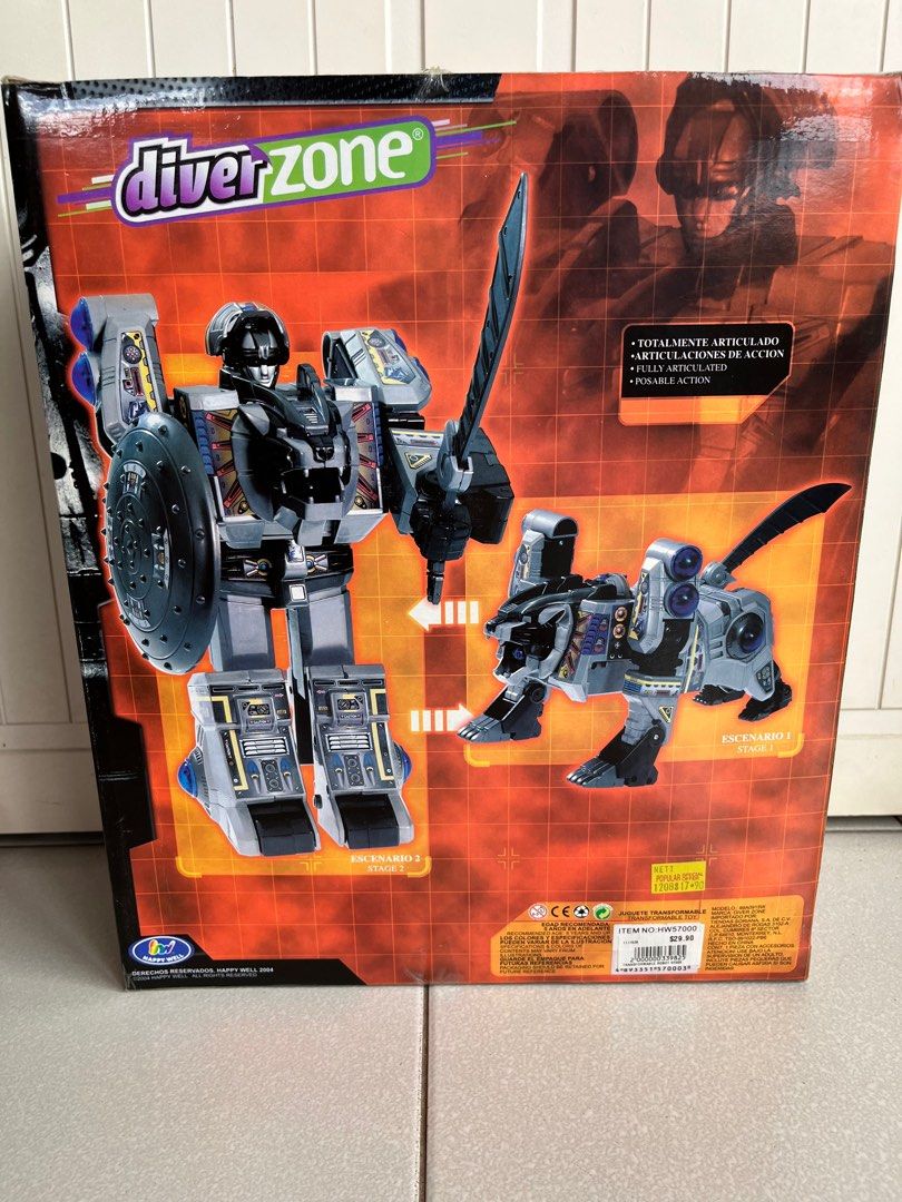 Transformable Toy Diver Zone, Hobbies & Toys, Toys & Games on Carousell