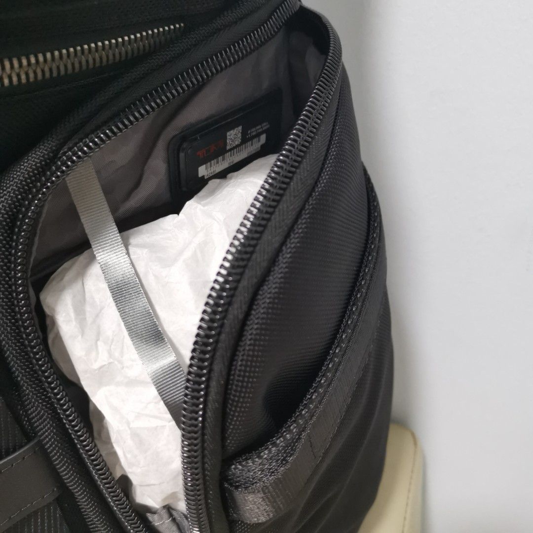 Tumi Alpha Bravo Logistic Flap backpack (Black), Men's Fashion, Bags ...