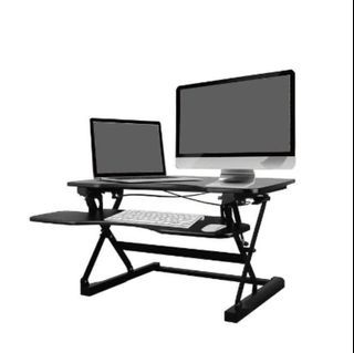 TygerClaw Black Sit-and-stand Adjustable Desk Riser