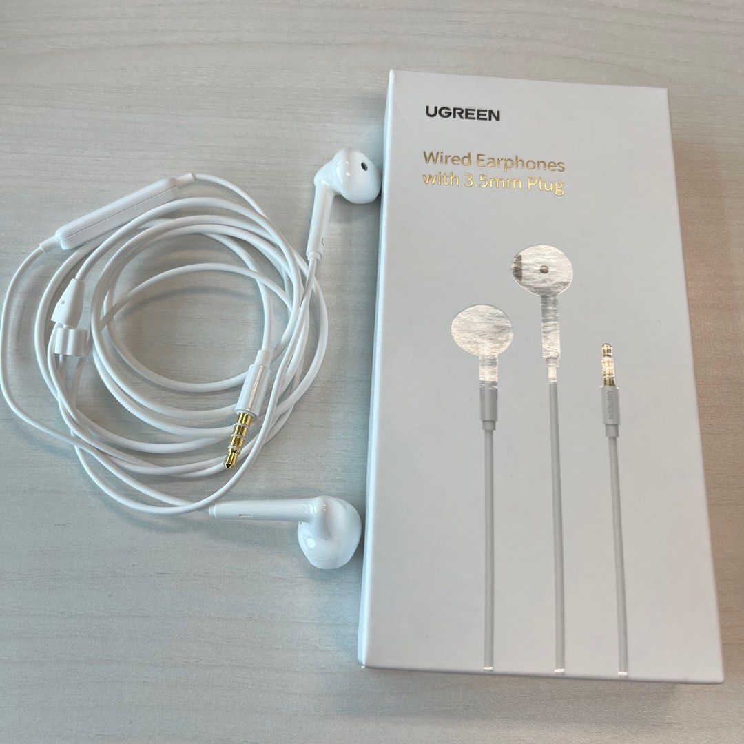 Ugreen Wired Earphones With 3.5Mm Plug, Audio, Earphones On Carousell