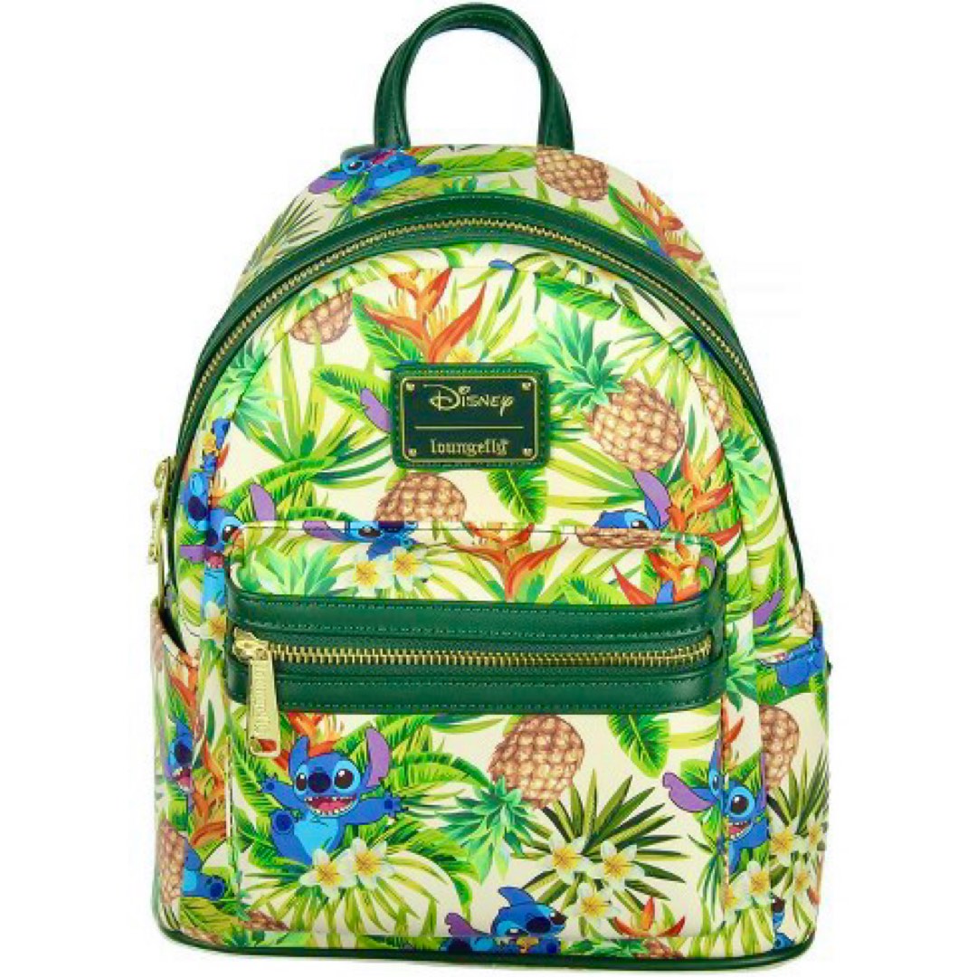 USA Disney x Loungefly Lilo & Stitch Hawaiian Pineapple All Over Print