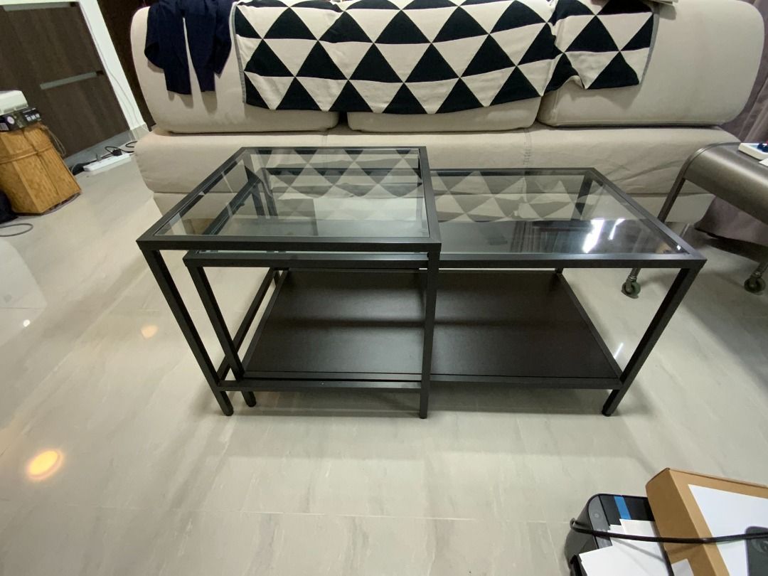 [Used] IKEA Coffee Tables VITTSJO, Furniture & Home Living, Furniture