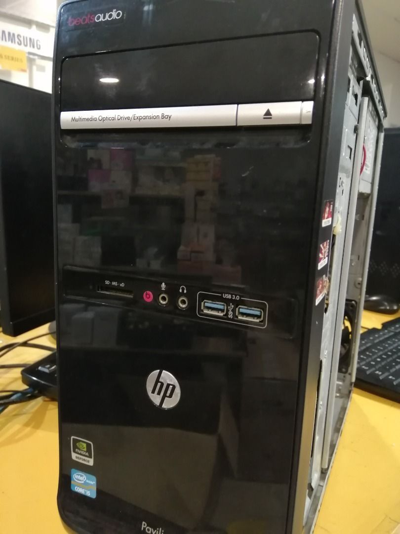 (USED) Office Desktop PC Computer i52400 GT620 4gb ram built in wifi