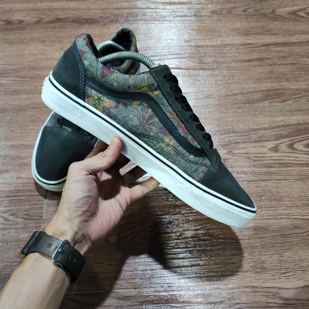 Grey floral deals vans