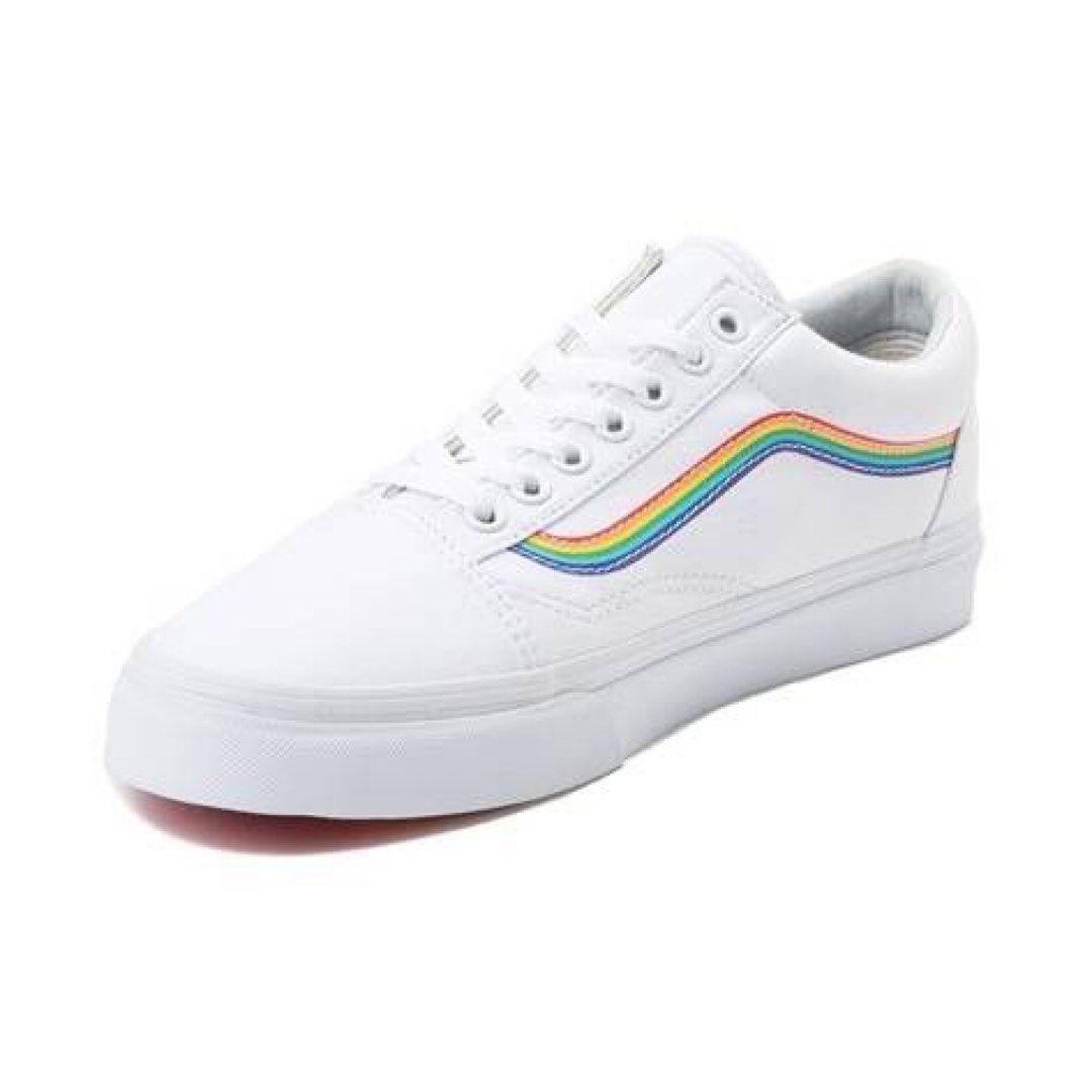 vans oldskool rainbow sneakers limited edition unisex Women s
