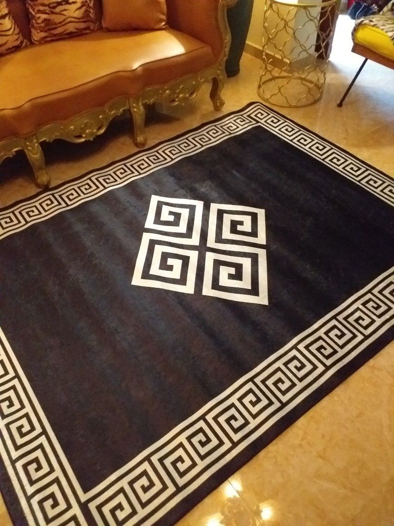 VERSACE DESIGN IN BLACK AND WHITE., Furniture & Home Living, Home Decor