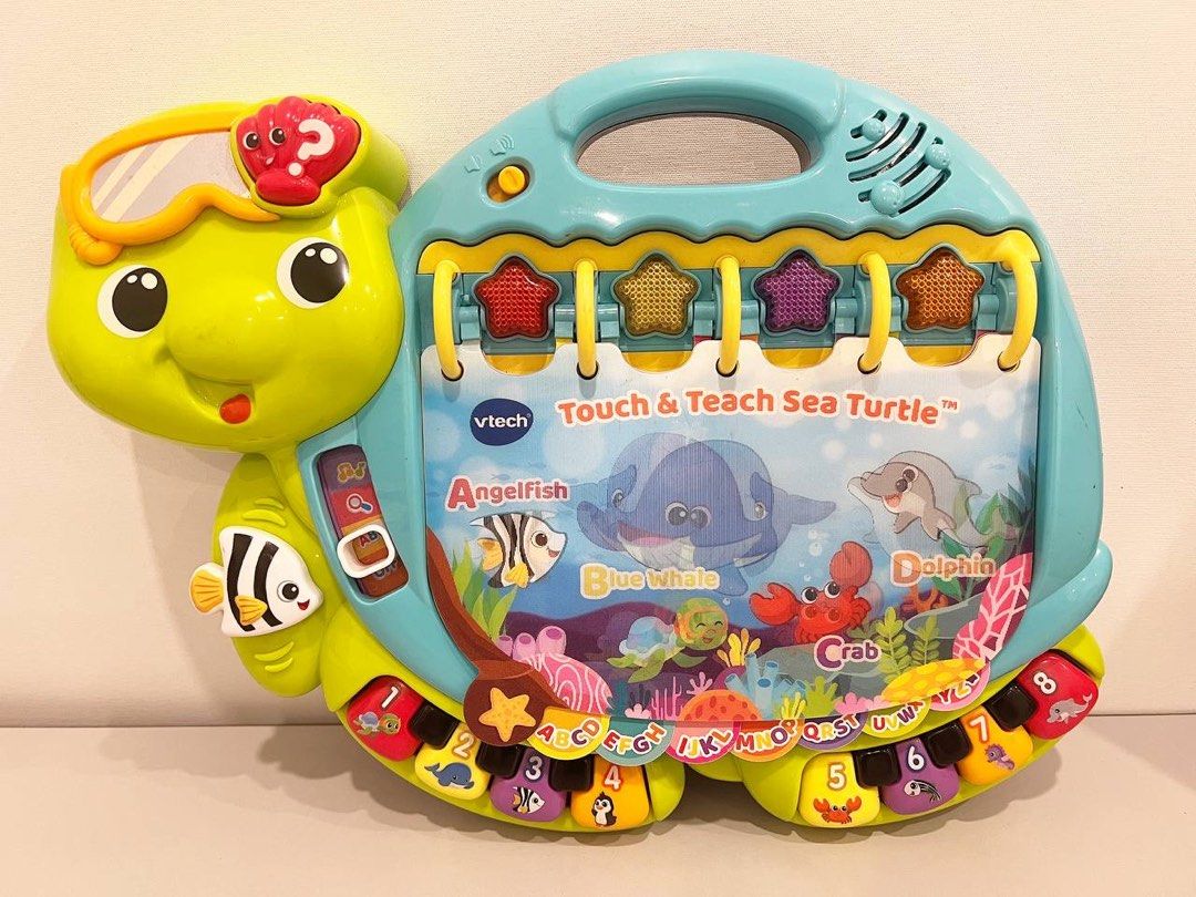 Vtech touch and teach sea turtle, Hobbies & Toys, Toys & Games on Carousell