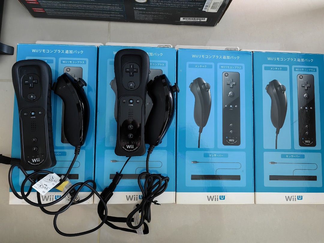 Wii U complete set with 4 controllers and 7 games, Video Gaming, Video Game Consoles, Nintendo