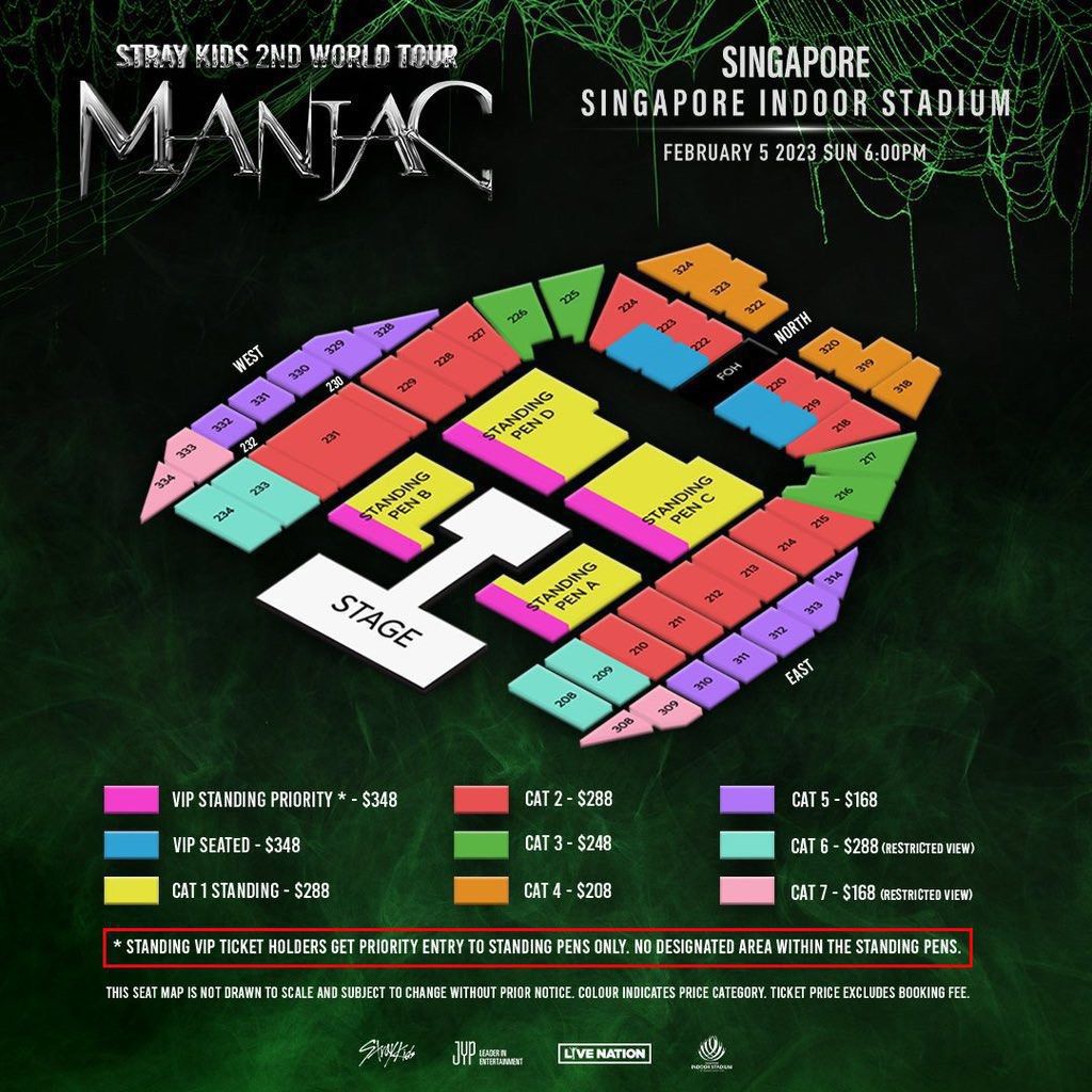 maniac world tour singapore tickets