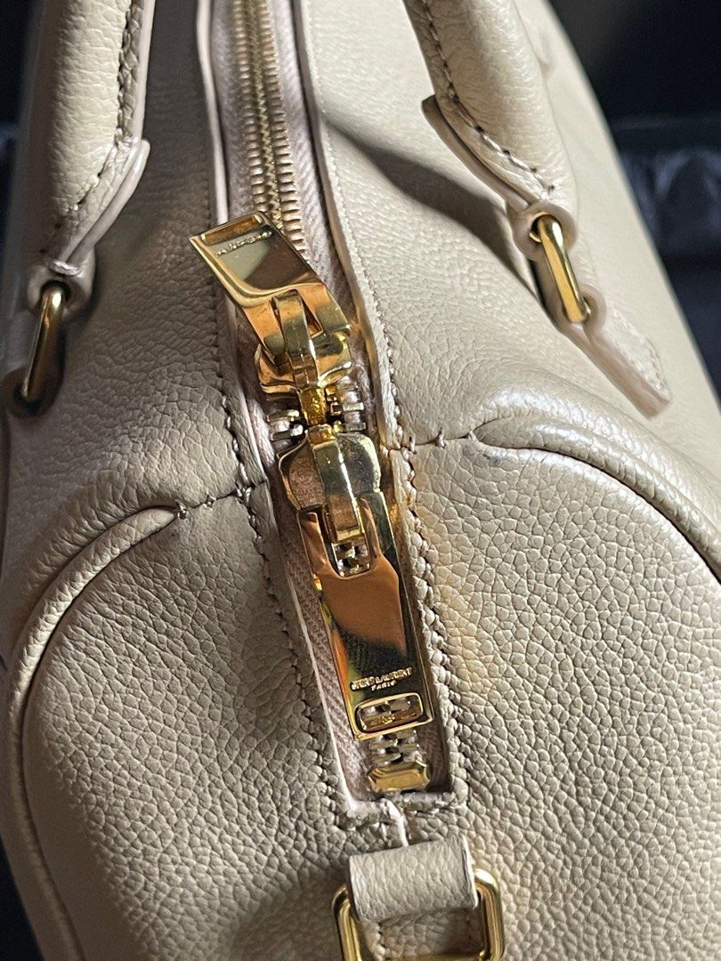 YSL Mini Boston Bag Nude/Beige Two way (Category: Luxury Bags & Wallets) located in Manila. Submitted by VShoppeManila (Listing ID 1207211330, Image 3). Description: 💯 Guaranteed Saint Laurent Authentic item Inclusions : dustbag and entrupy certificate 📝No return, no exchange except when proven fake - money back guaranteed (proof from professional authenticators, such as entrupy, is required) 📝 Set proper expectation for used item but assured 