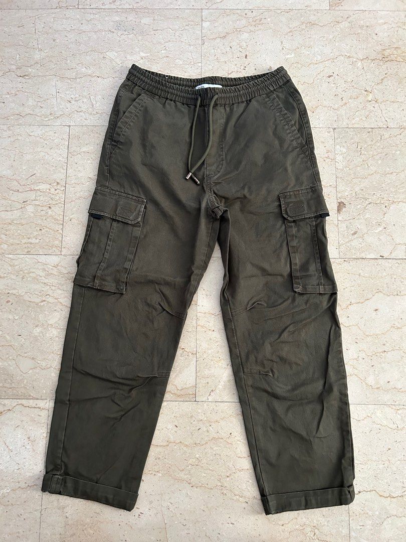 Petula Cargo Pants Khaki Green