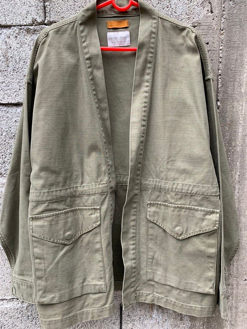 Kimono jacket mens zara sales