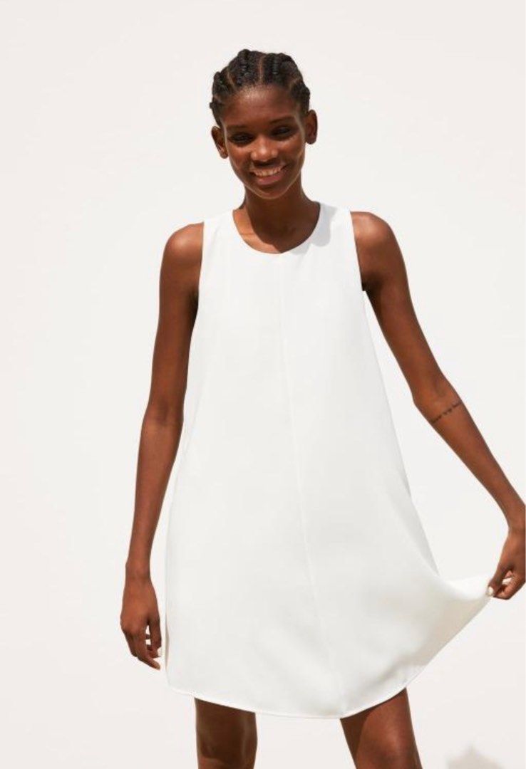 White shift store dress zara