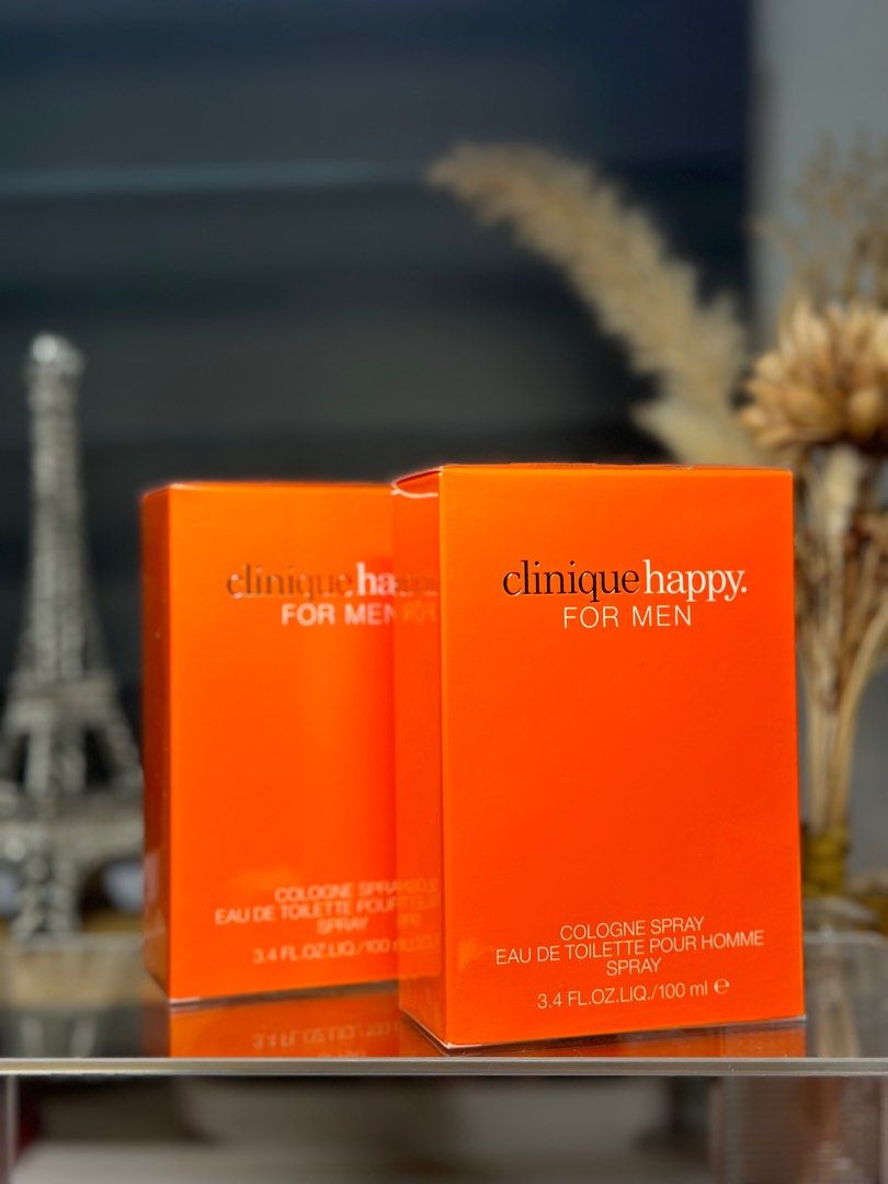 100% US Authentic Clinique Happy for Men 100ml (Category: Fragrance & Deodorants) located in Rizal. Submitted by authenluxeph (Listing ID 1212430525, Image 2). Description: Brand new and sealed 100% Authentic or money back guarantee NOT Testers!!! Bought in Abu Dhabi Airport Size 100ml .
