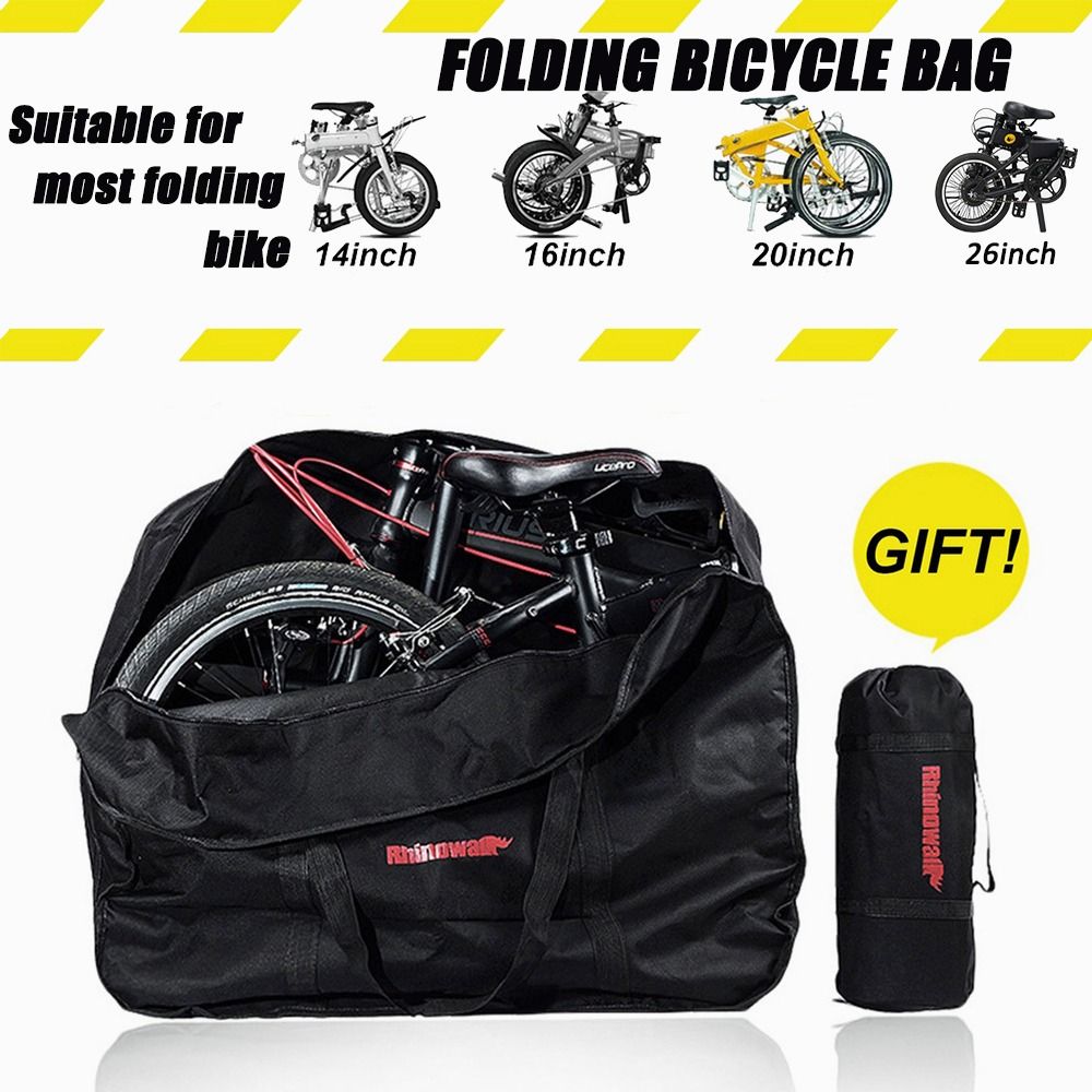14 16 20 26 27.5 Inch Folding Bicycle Bag Folding Bike Carry Bag Cycling Bag Folding Bike Accessories Sports Equipment Bicycles Parts Parts Accessories on Carousell