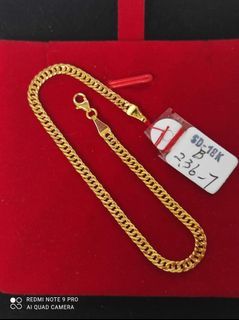 18k Saudi gold Mens Bracelet