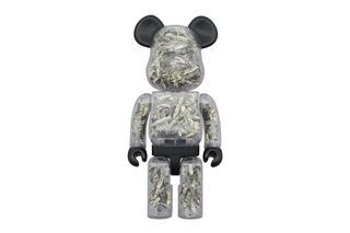 Bearbrick Sorayama x 2G 1000% Gold & Silver Ver, Hobbies & Toys 