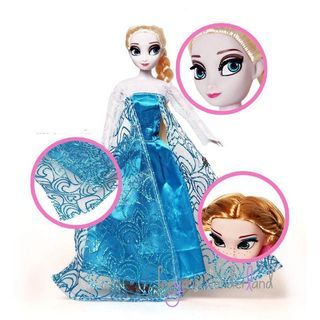 40CM-50CM Frozen Elsa Anna Princess Stuffed Plush Dolls Olaf Snow man  Snowman Deer Ice Toys