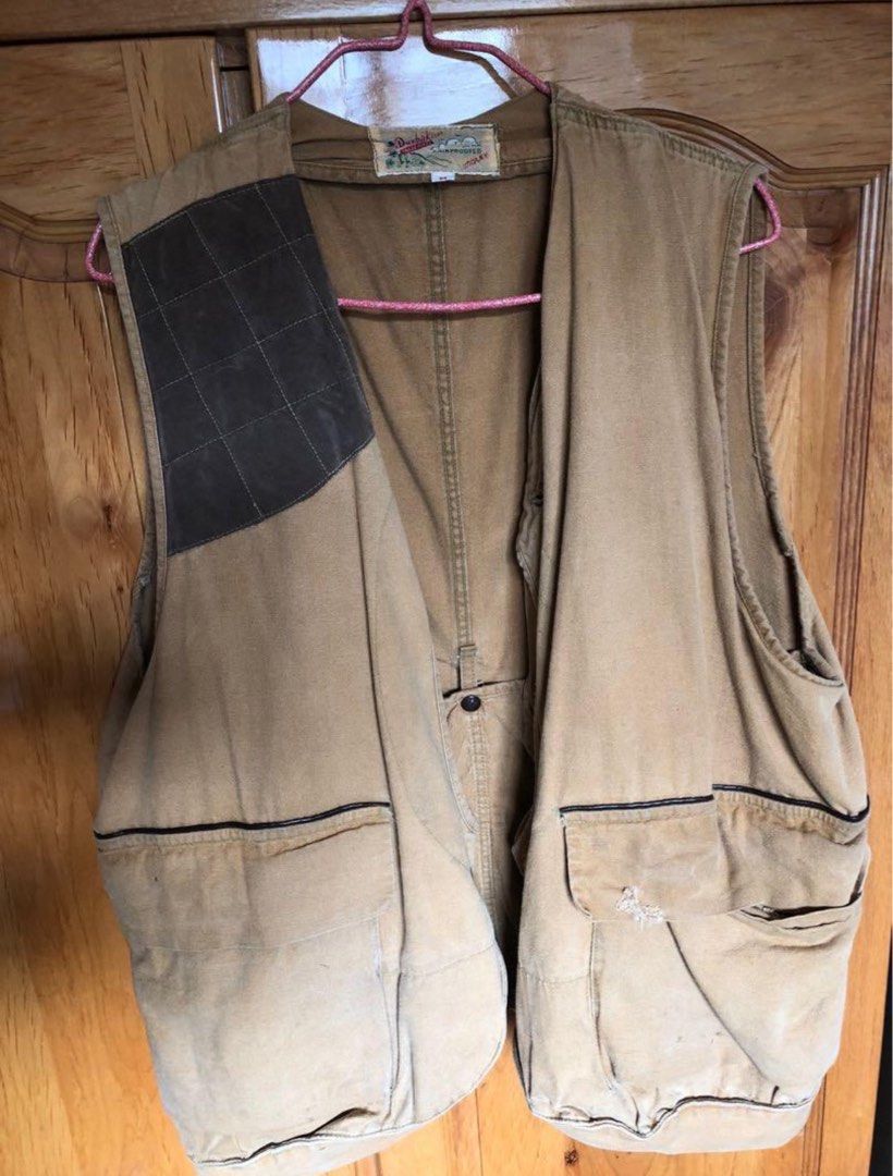 50's vintage hunting vest 古著馬甲, 男裝, 外套及戶外衣服- Carousell