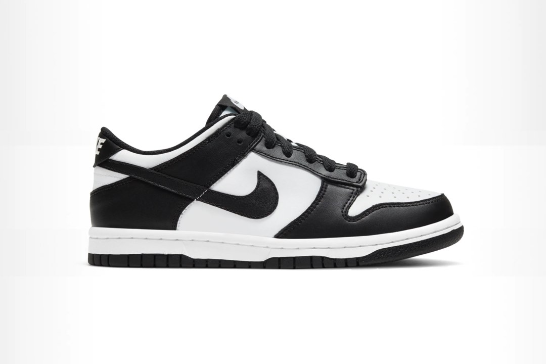 (6Y) Nike Dunk Low Black White GS, Women's Fashion, Footwear, Sneakers ...