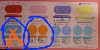 7仔Sanrio玻璃器皿 食物盒7-11 6號