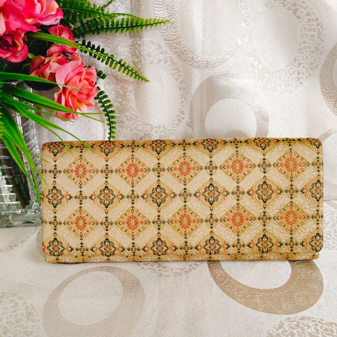 Authentic JAPAN Kimono Fabric clutch bag Women s Fashion