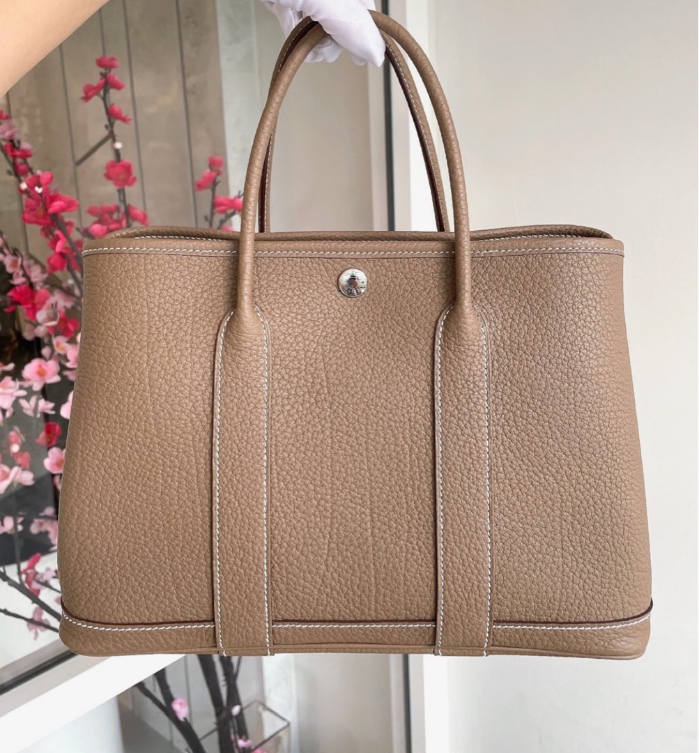 AUTHENTIC HERMES GARDEN PARTY 30 ETOUPE, Luxury, Bags & Wallets on Carousell