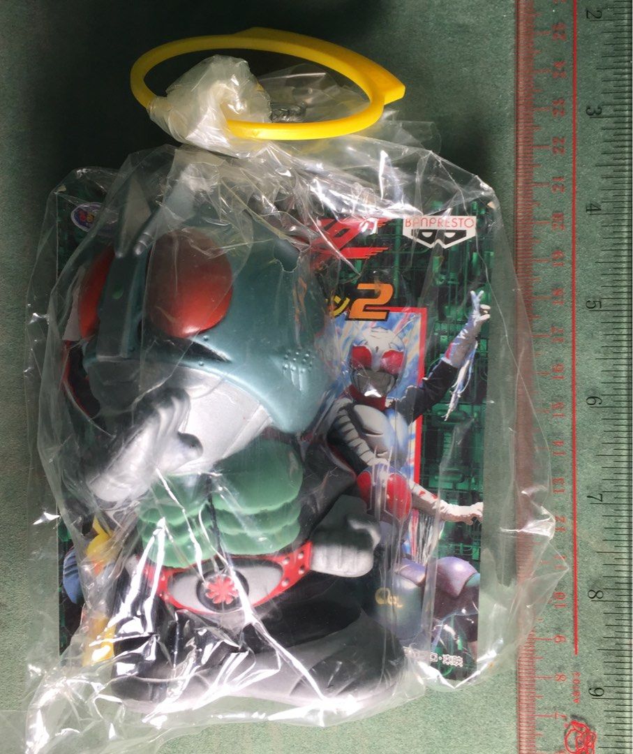 已售）全新絕版BANPRESTO (1999) 景品Masked Kamen Rider No.2 Sofubi