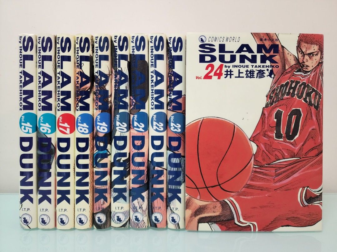 男兒當入樽Slam Dunk 完全版6-24完共19本, 興趣及遊戲, 書本& 文具