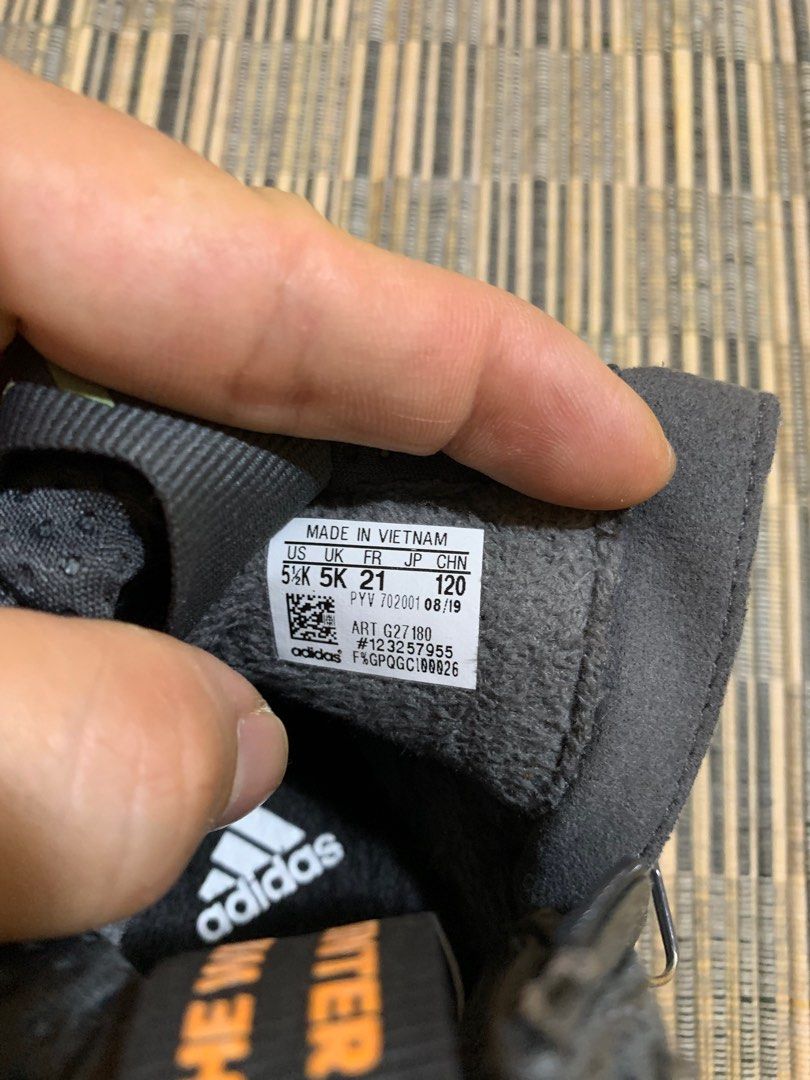 Adidas Beat the Winter Baby Shoe, Babies u0026 Kids, Babies u0026 Kids Fashion on  Carousell