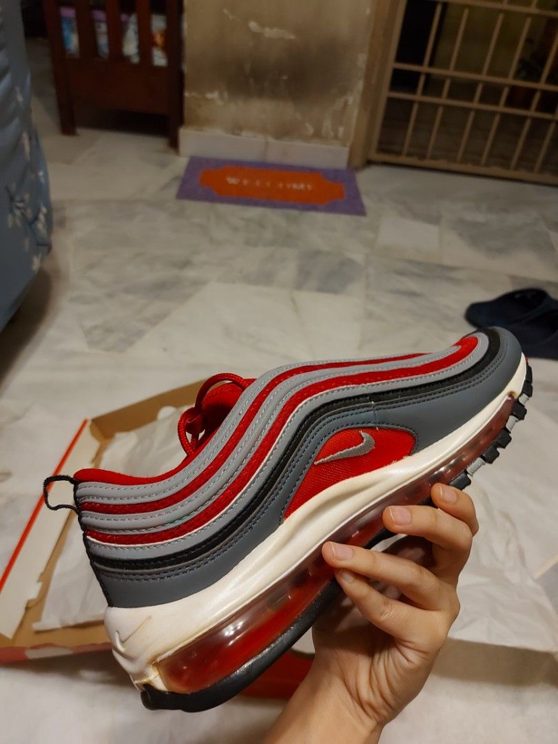 air max 97 red and grey