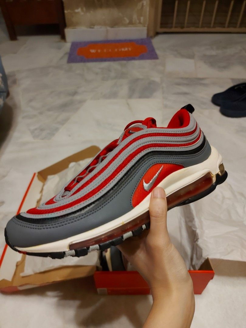 air max 97 red and grey