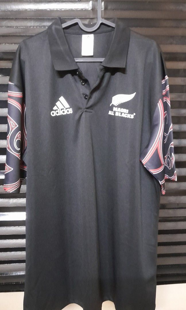 All Blacks Maori Polo T shirt XXXL Men s Fashion Tops Sets
