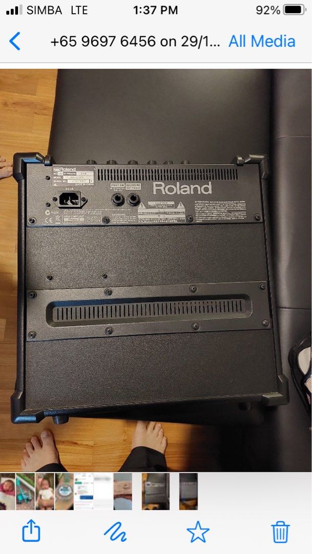 Roland Cube Guitar Amplifier Hobbies Toys Music Media Music Accessories On Carousell