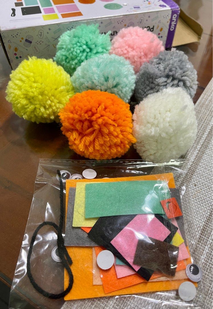 Anko Craft Make Your Own Pom-Pom Animals (Category: Handmade Craft) located in Quezon City. Submitted by kryshnanzyanna (Listing ID 1212399802, Image 3). Description: Anko Craft Make Your Own Pom-Pom Animals Php 250.