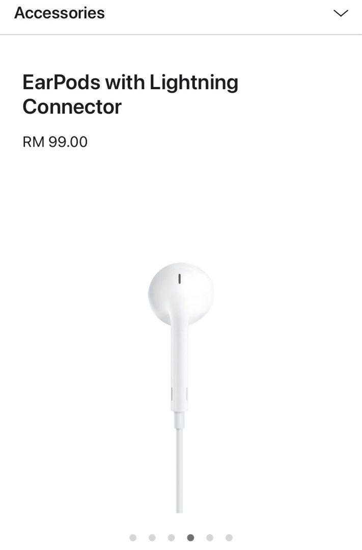 Apple earpods lightning connector (Original), Audio, Earphones on Carousell