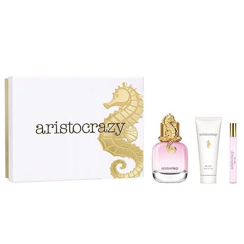 ARISTOCRAZY BRILITANT 海馬 女性淡香水80ml 香水禮盒（80ml香水+75ml乳液+10ml小香）